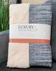 Pixel Weave Sky Washable Indoor-Outdoor Rug