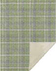 Still Bloom Green Washable Indoor-Outdoor Rug