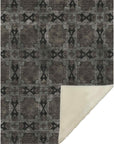 Panel Grey Washable Indoor-Outdoor Rug