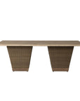 Charisma Aluminum Rectangular Outdoor Dining Table