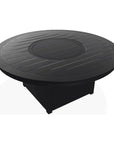54" Round MGP Top Chat Height Fire Table - LOOMLAN - Telescope - Outdoor Fire Tables