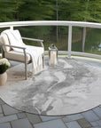 Serenza Gray Washable Indoor - Outdoor Rug - LOOMLAN - LOOMLAN Rugs - Outdoor Rugs