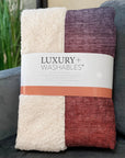 Quiet Current Blue Washable Indoor-Outdoor Rug