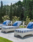 Lloyd Flanders Loom Wicker Outdoor Chaise