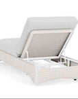 Lloyd Flanders Loom Wicker Outdoor Chaise