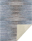 Pixel Weave Sky Washable Indoor-Outdoor Rug