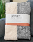 Ocean Ripples Silver Washable Indoor-Outdoor Rug