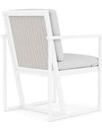 Lloyd Flanders Summit Aluminum Frame Outdoor Dining Armchair