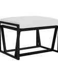 Lloyd Flanders Summit Aluminum Frame Outdoor Ottoman