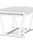 Lloyd Flanders Summit Aluminum Frame Outdoor Ottoman