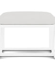 Lloyd Flanders Summit Aluminum Frame Outdoor Ottoman