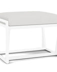 Lloyd Flanders Summit Aluminum Frame Outdoor Ottoman