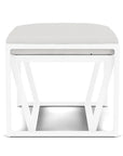 Lloyd Flanders Summit Aluminum Frame Outdoor Ottoman