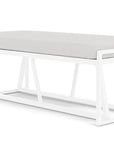 Lloyd Flanders Summit Aluminum Frame Outdoor Loveseat Ottoman
