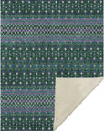 Southwest Teal Washable Indoor-Outdoor Rug