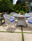 Lloyd Flanders Loom Handcrafted Outdoor Dining Armchair