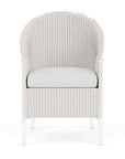 Lloyd Flanders Loom Wicker Handmade Outdoor Dining Armchair