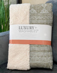 Southwest Khaki Washable Indoor-Outdoor Rug