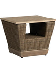 Charisma Aluminum Square Outdoor End Table