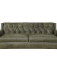 90 Green Leather Couch Henry Grain Leather - LOOMLAN - Uptown Sebastian - Sofas & Loveseats