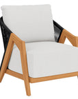 Lloyd Flanders Alpine Teak Wooden Outdoor Lounge Chair