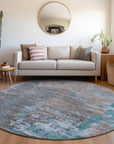 Addison Rugs Eloril Teal Washable Indoor-Outdoor Rug