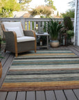 Addison Rugs Elyn Brown Washable Indoor-Outdoor Rug