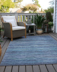 Addison Rugs Faerain Blue Washable Indoor-Outdoor Rug