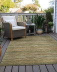 Addison Rugs Faerain Green Washable Indoor-Outdoor Rug