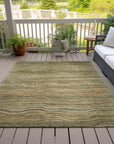 Addison Rugs Faerain Green Washable Indoor-Outdoor Rug