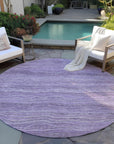 Addison Rugs Faerain Purple Washable Indoor-Outdoor Rug