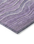 Addison Rugs Faerain Purple Washable Indoor-Outdoor Rug