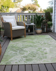 Faerara Green Washable Indoor-Outdoor Rug - Ships in 2-3 Days - view 3