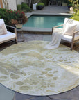 Addison Rugs Faerara Gold Washable Indoor-Outdoor Rug