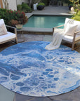 Addison Rugs Faerara Blue Washable Indoor-Outdoor Rug