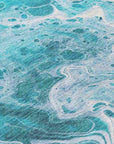 Faerara Teal Washable Indoor-Outdoor Rug