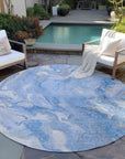 Addison Rugs Faerel Blue Washable Indoor-Outdoor Rug