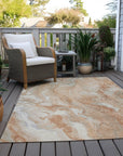 Addison Rugs Faerel Orange Washable Indoor-Outdoor Rug