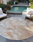 Addison Rugs Faerel Orange Washable Indoor-Outdoor Rug