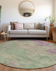 Addison Rugs Faerion Green Washable Indoor-Outdoor Rug