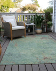Addison Rugs Faerion Blue Washable Indoor-Outdoor Rug