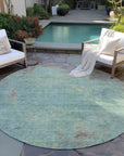 Addison Rugs Faerion Blue Washable Indoor-Outdoor Rug