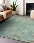 Addison Rugs Faerion Blue Washable Indoor-Outdoor Rug