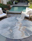 Addison Rugs Faerius Gray Washable Indoor-Outdoor Rug