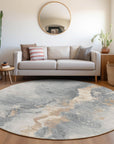 Addison Rugs Faerius Gray Washable Indoor-Outdoor Rug
