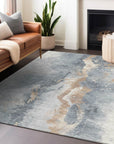 Addison Rugs Faerius Gray Washable Indoor-Outdoor Rug