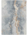 Addison Rugs Faerius Gray Washable Indoor-Outdoor Rug