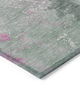 Addison Rugs Faerius Green Washable Indoor-Outdoor Rug