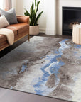 Addison Rugs Faerius Brown Washable Indoor-Outdoor Rug