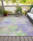 Addison Rugs Galain Purple Washable Indoor-Outdoor Rug